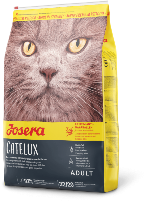 Catelux сухой корм супер-премиум класса компании Josera для длинношерстных кошек